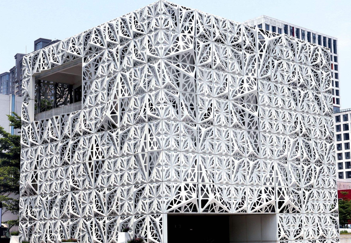 Metal Mesh Facade view 3